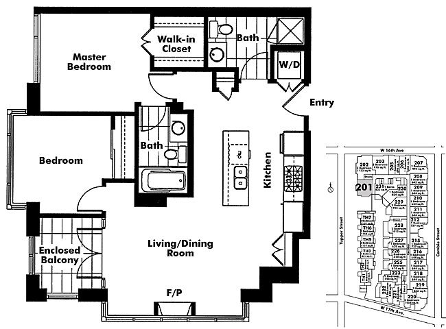 Floor plan 201