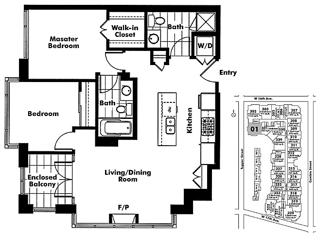 Floor plan 401