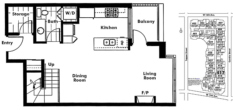 Floor plan 417