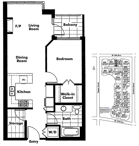 Floor plan 405