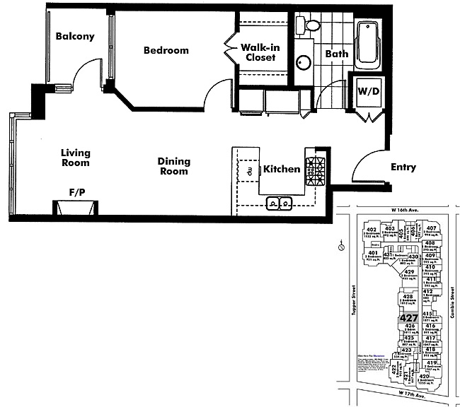 Floor plan 427