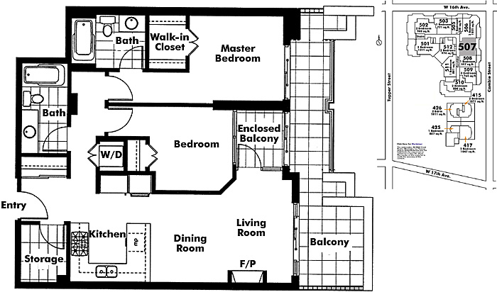 Floor plan 507