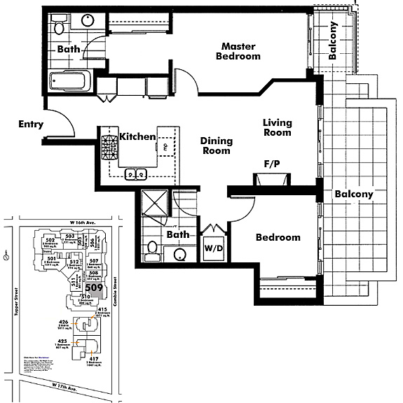 Floor plan 509