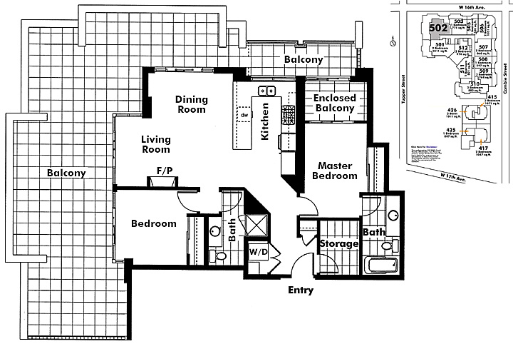 Floor plan 502