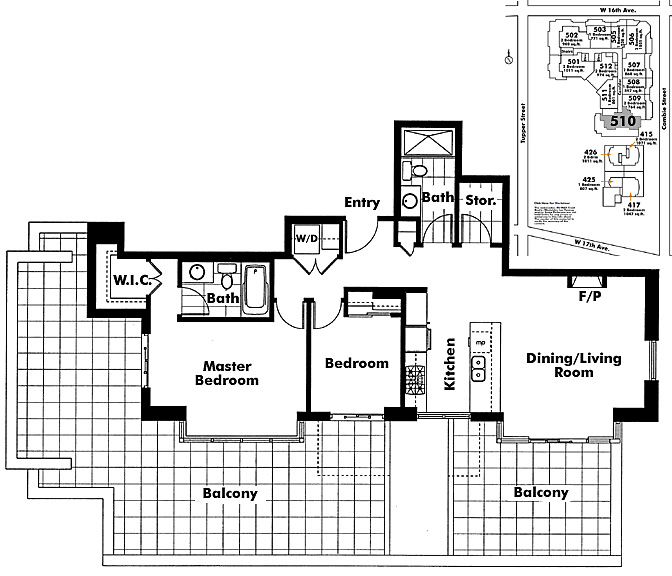 Floor plan 510