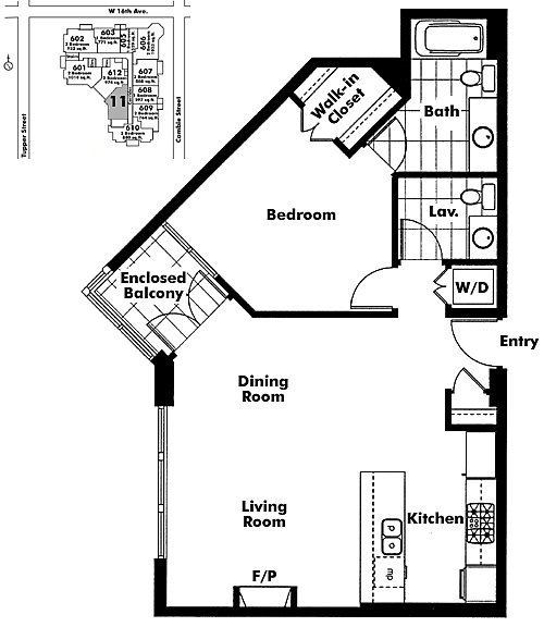 Floor plan 611
