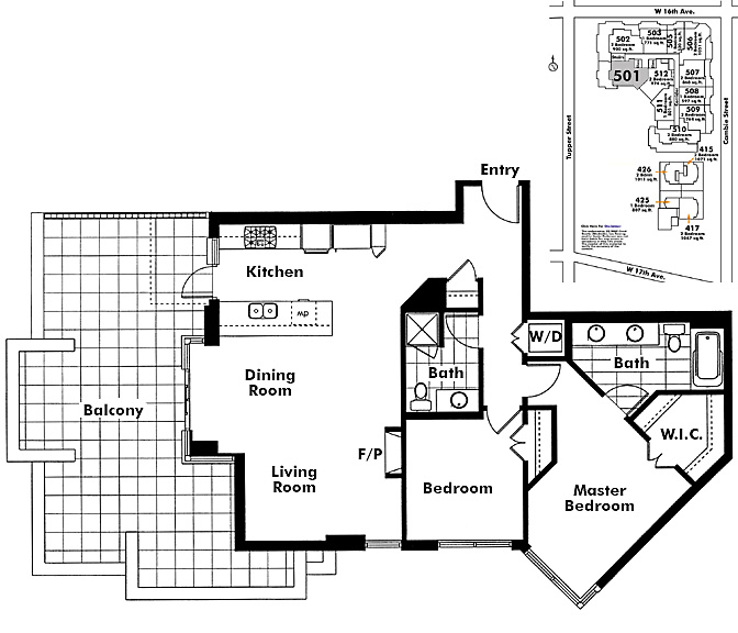 Floor plan 501