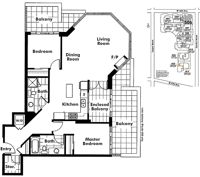 Floor plan 506