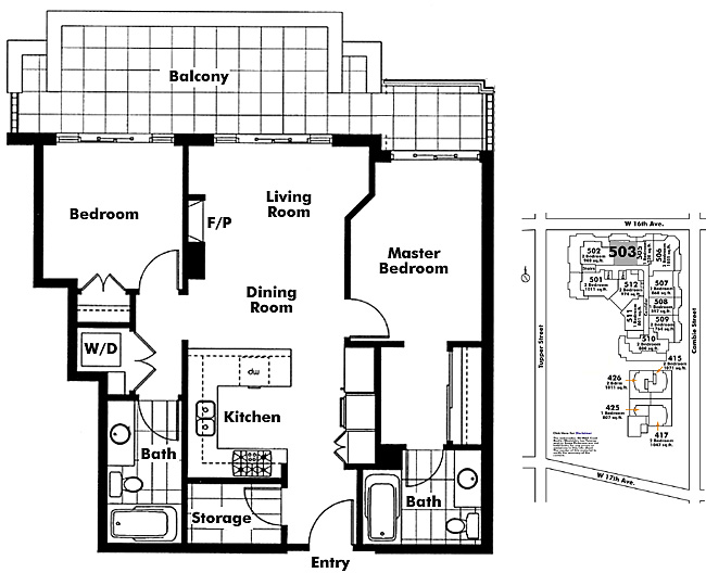 Floor plan 503