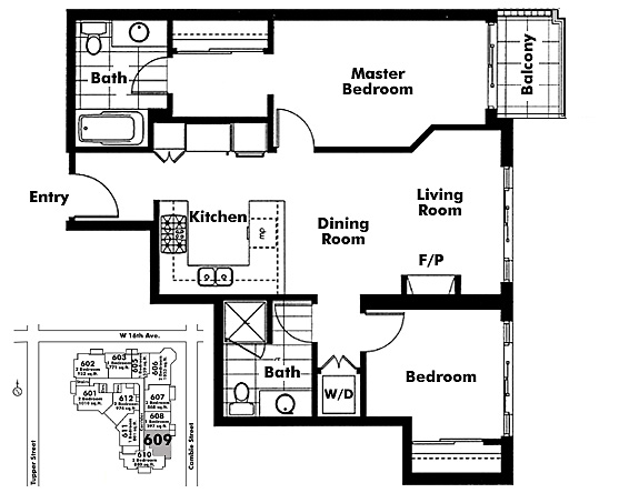 Floor plan 609