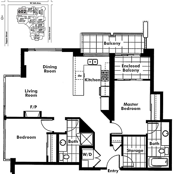 Floor plan 602