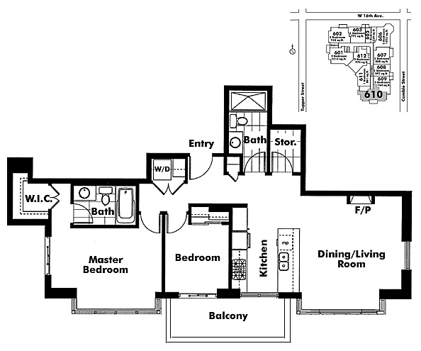Floor plan 610