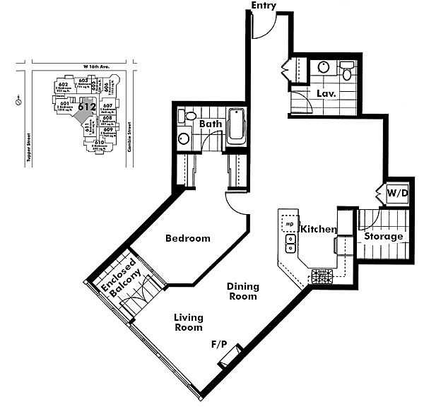 Floor plan 612