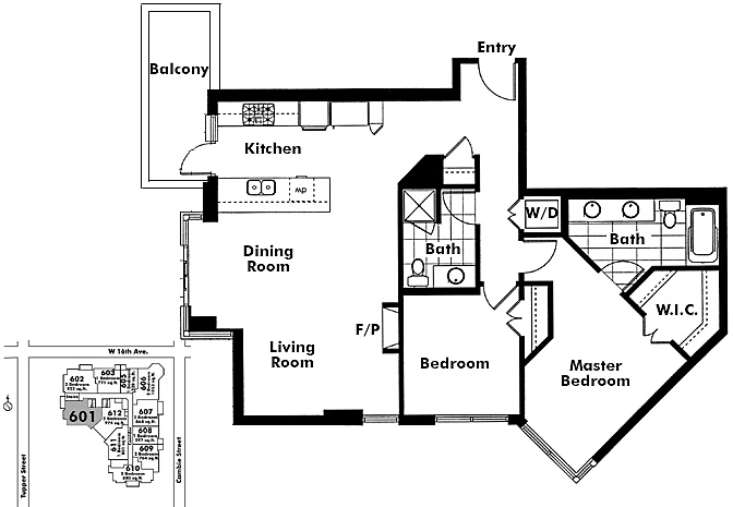 Floor plan 601