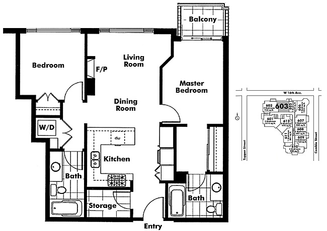 Floor plan 603