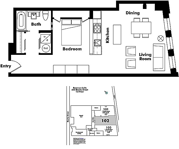 Floor plan 102