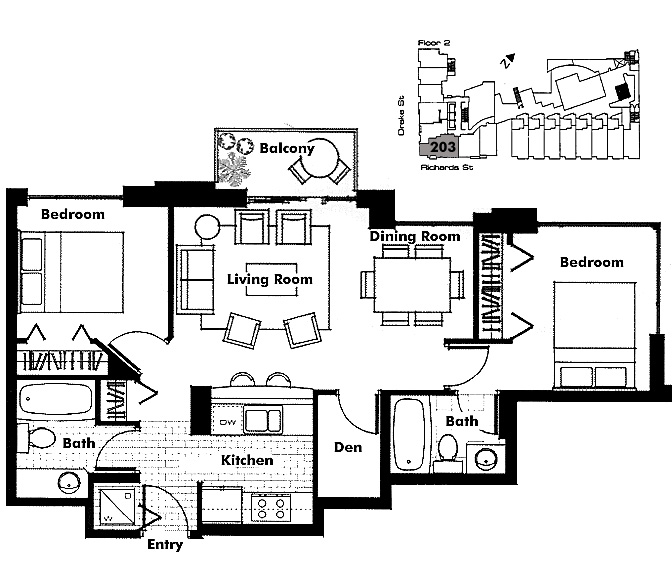 Floor plan 203