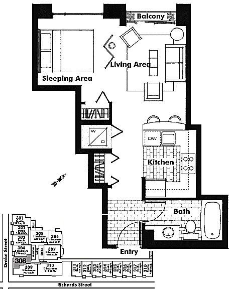 Floor plan 308
