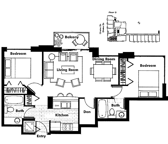 Floor plan 309