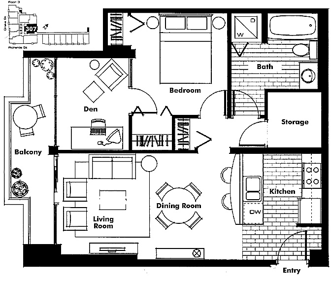 Floor plan 307