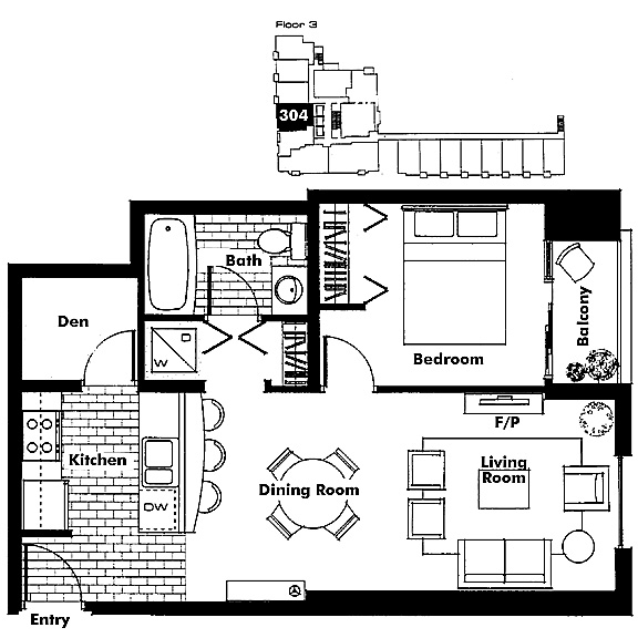 Floor plan 304