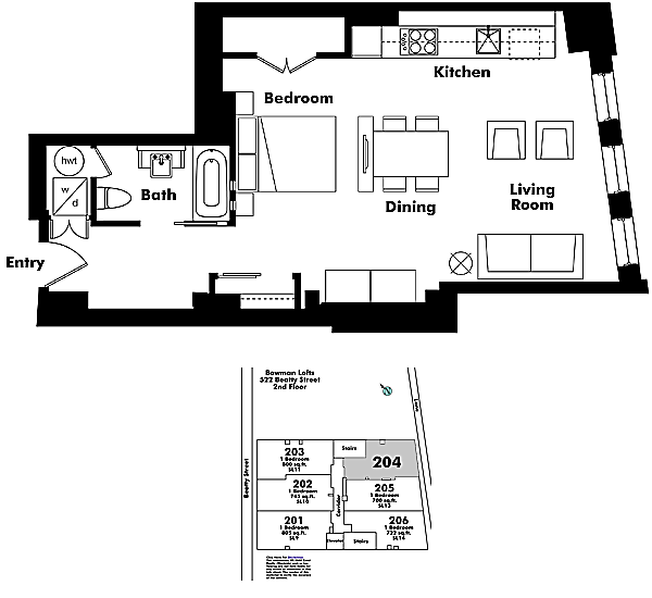 Floor plan 204