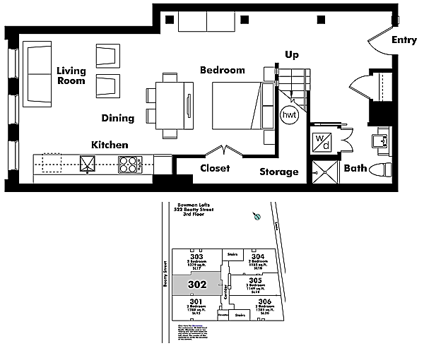 Floor plan 302
