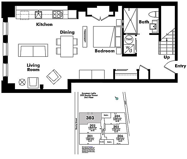 Floor plan 303