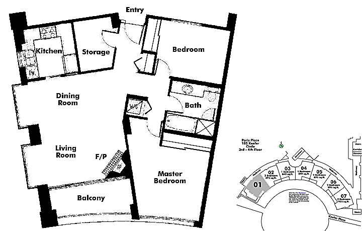 Floor plan 401