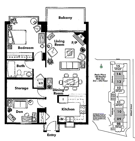 Floor plan 614