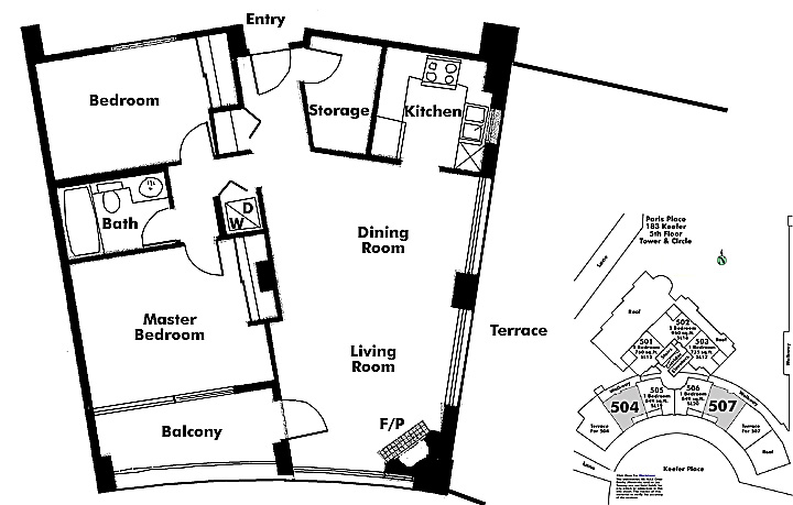 Floor plan 507
