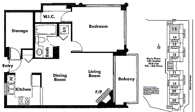 Floor plan 815