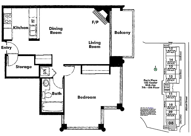 Floor plan 708