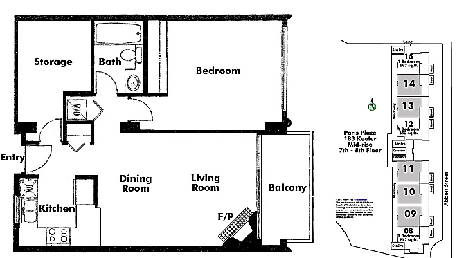 Floor plan 809