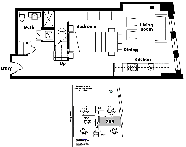 Floor plan 305