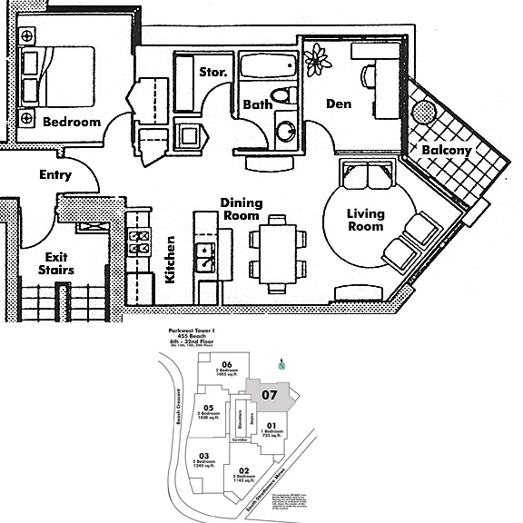 Floor plan 1007