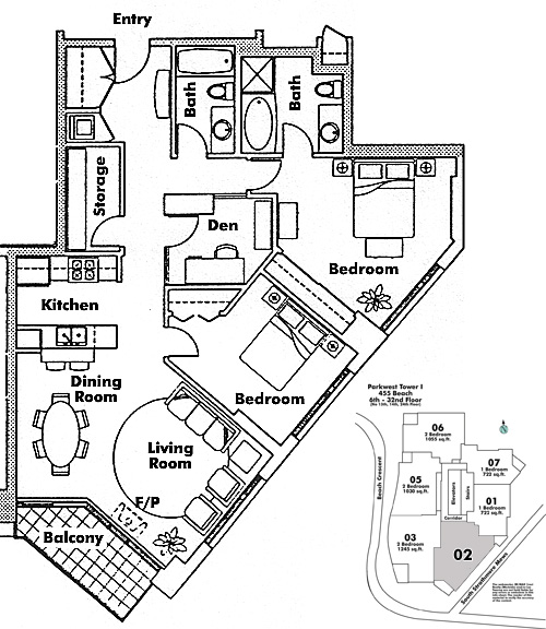 Floor plan 2102