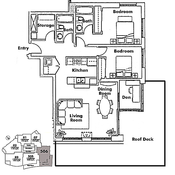Floor plan 506