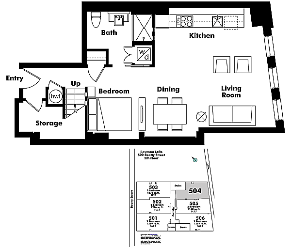 Floor plan 504