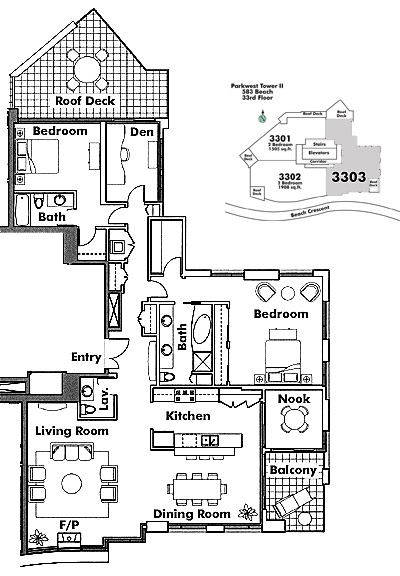 Floor plan 3303