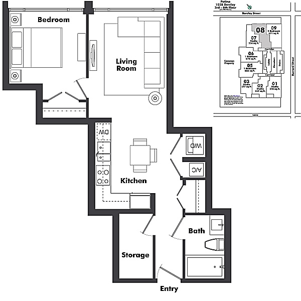 Floor plan 708