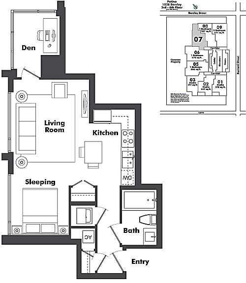 Floor plan 307