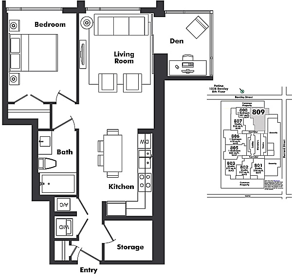 Floor plan 809