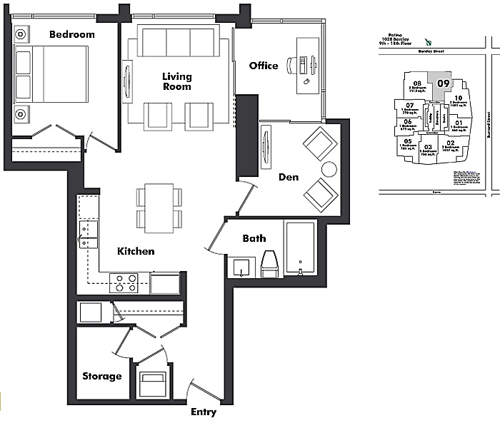 Floor plan 1409