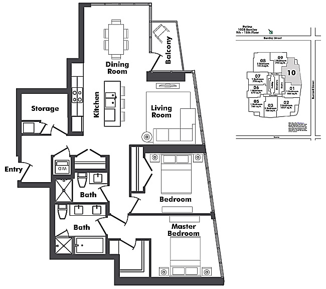 Floor plan 910