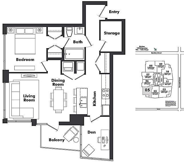 Floor plan 905