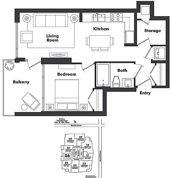 Floor plan 1206