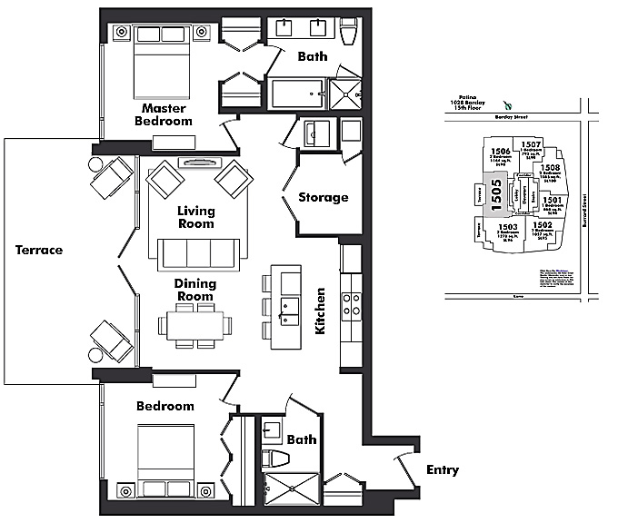 Floor plan 1505