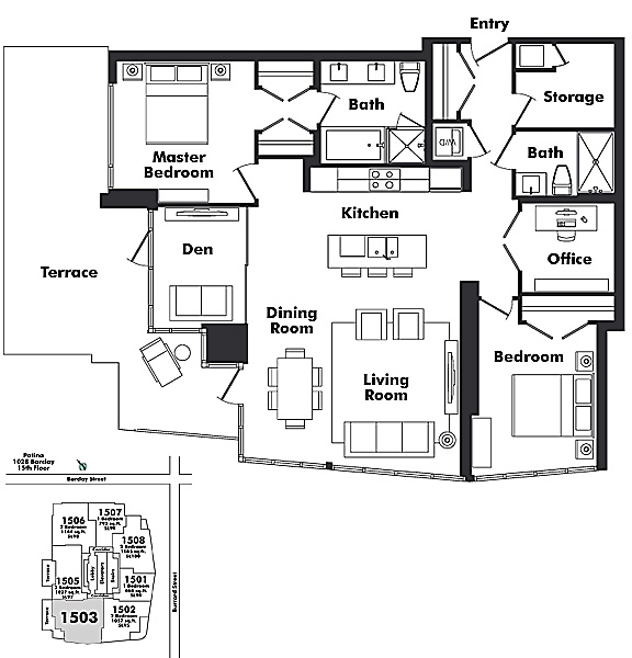 Floor plan 1503