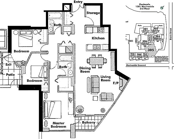 Floor plan 305